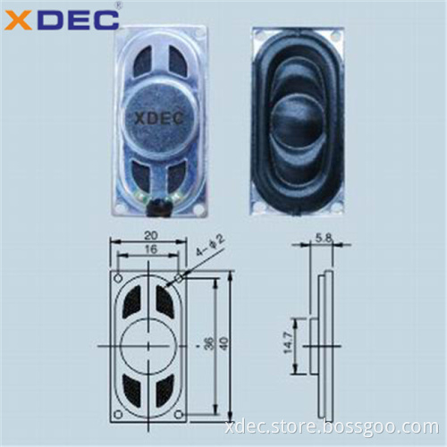 2040 tablet speaker mini speaker 8ohm 1w